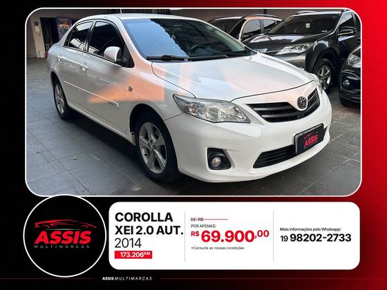 TOYOTA COROLLA 2.0 XEI 16V FLEX 4P AUTOMÁTICO